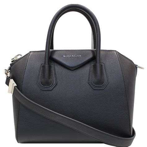 givenchy small black sugar leather bag|givenchy leather shoulder handbags.